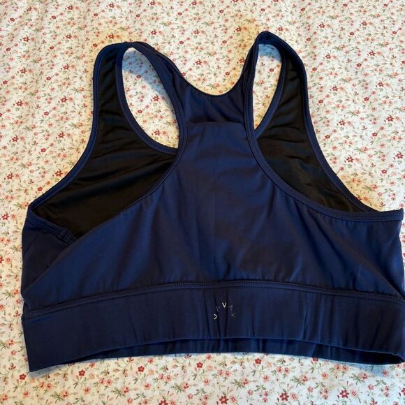Varley Berkley Racerback Navy Sports Bra - Picture 4 of 4